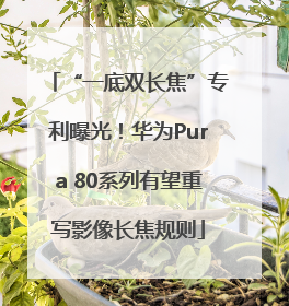 “一底双长焦”专利曝光！华为Pura 80系列有望重写影像长焦规则