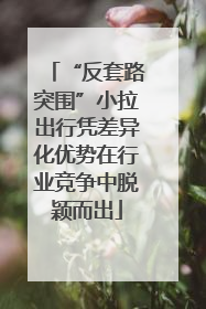 “反套路突围”小拉出行凭差异化优势在行业竞争中脱颖而出