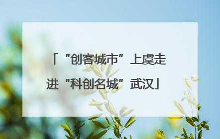 “创客城市”上虞走进“科创名城”武汉
