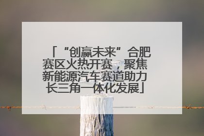 “创赢未来”合肥赛区火热开赛，聚焦新能源汽车赛道助力长三角一体化发展