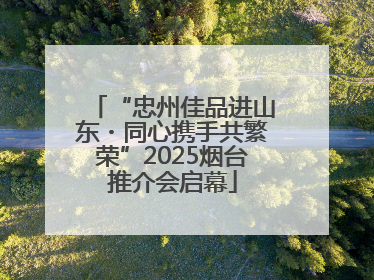“忠州佳品进山东・同心携手共繁荣”2025烟台推介会启幕