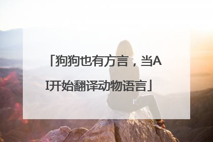 狗狗也有方言，当AI开始翻译动物语言