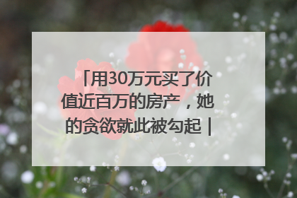 用30万元买了价值近百万的房产，她的贪欲就此被勾起｜今晚九点半