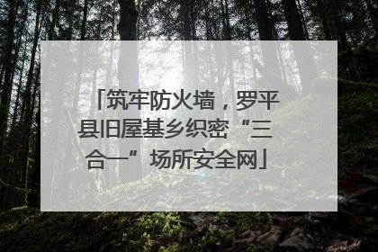 筑牢防火墙，罗平县旧屋基乡织密“三合一”场所安全网