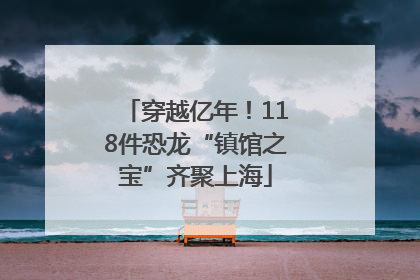 穿越亿年！118件恐龙“镇馆之宝”齐聚上海