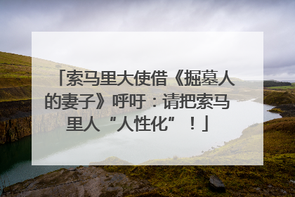 索马里大使借《掘墓人的妻子》呼吁：请把索马里人“人性化”！