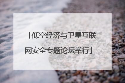 低空经济与卫星互联网安全专题论坛举行