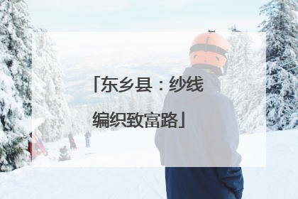 东乡县：纱线编织致富路