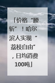价格“腰斩”！哈尔滨人实现“荔枝自由”，日均消费100吨