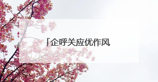 企呼关应优作风 创新赋能求实效（锲而不舍落实中央八项规定精神⑭）