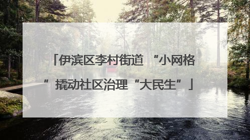 伊滨区李村街道 “小网格”撬动社区治理“大民生”