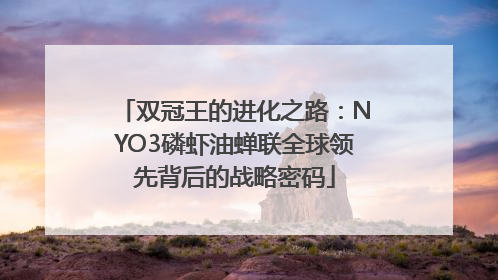 双冠王的进化之路：NYO3磷虾油蝉联全球领先背后的战略密码