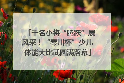 千名小将“腾跃”展风采！“琴川杯”少儿体能大比武圆满落幕