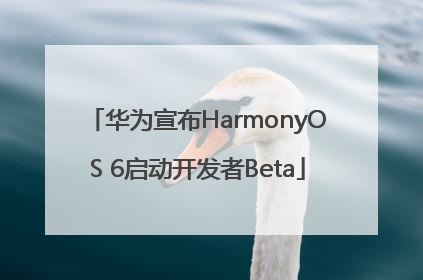 华为宣布HarmonyOS 6启动开发者Beta