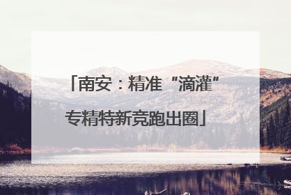 南安：精准“滴灌”专精特新竞跑出圈