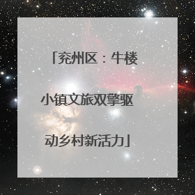 兖州区：牛楼小镇文旅双擎驱动乡村新活力