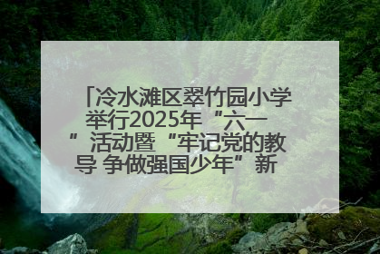 冷水滩区翠竹园小学举行2025年“六一”活动暨“牢记党的教导 争做强国少年”新队员入队仪式