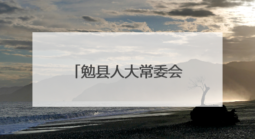 勉县人大常委会多措并举筑牢生态环境安全底线