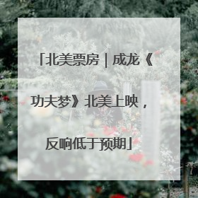北美票房｜成龙《功夫梦》北美上映，反响低于预期
