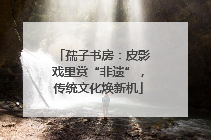 孺子书房：皮影戏里赏“非遗”，传统文化焕新机