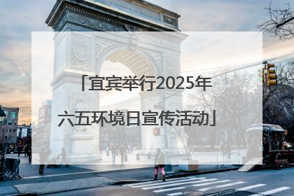 宜宾举行2025年六五环境日宣传活动