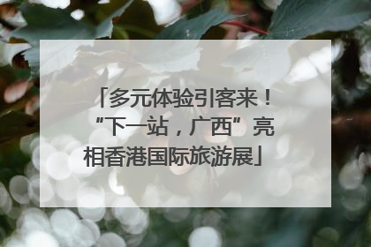 多元体验引客来！“下一站，广西”亮相香港国际旅游展