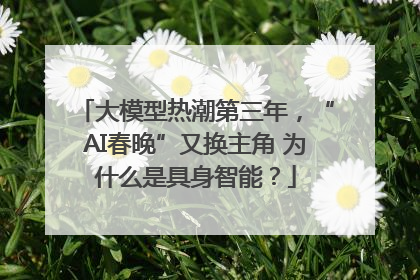 大模型热潮第三年，“AI春晚”又换主角 为什么是具身智能？