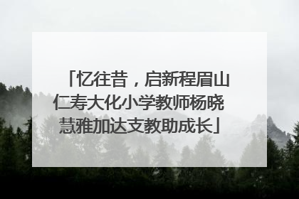 忆往昔，启新程眉山仁寿大化小学教师杨晓慧雅加达支教助成长