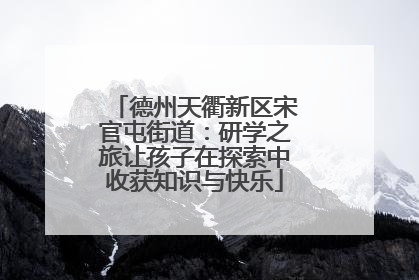 德州天衢新区宋官屯街道：研学之旅让孩子在探索中收获知识与快乐