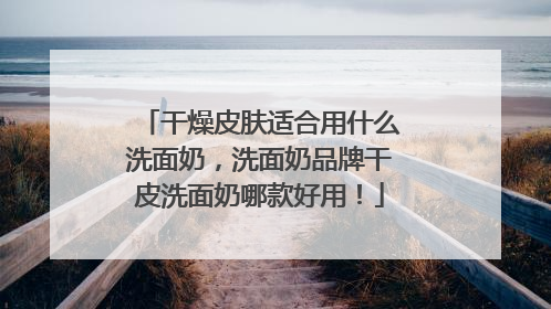 干燥皮肤适合用什么洗面奶，洗面奶品牌干皮洗面奶哪款好用！