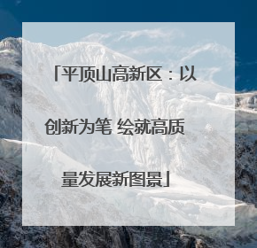 平顶山高新区：以创新为笔 绘就高质量发展新图景