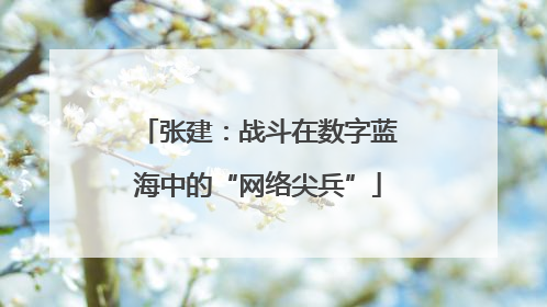 张建：战斗在数字蓝海中的“网络尖兵”