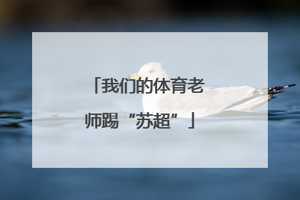 我们的体育老师踢“苏超”