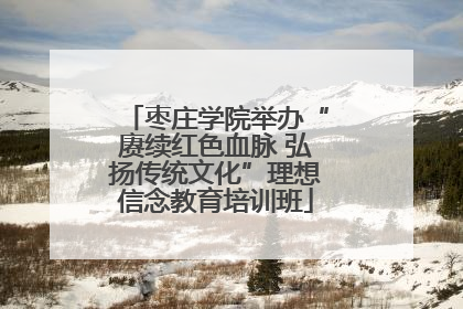 枣庄学院举办“赓续红色血脉 弘扬传统文化”理想信念教育培训班