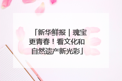 新华鲜报｜瑰宝更青春！看文化和自然遗产新光彩
