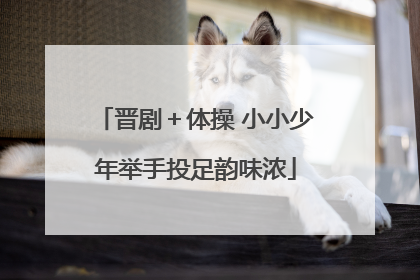 晋剧＋体操 小小少年举手投足韵味浓