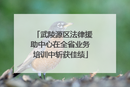 武陵源区法律援助中心在全省业务培训中斩获佳绩
