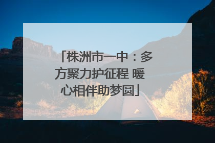 株洲市一中：多方聚力护征程 暖心相伴助梦圆