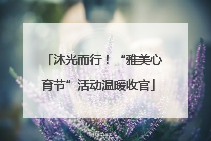沐光而行！“雅美心育节”活动温暖收官