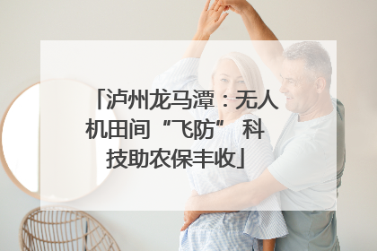 泸州龙马潭：无人机田间“飞防” 科技助农保丰收