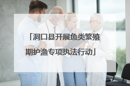 洞口县开展鱼类繁殖期护渔专项执法行动