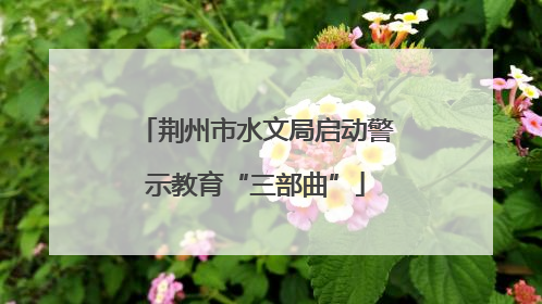 荆州市水文局启动警示教育“三部曲”