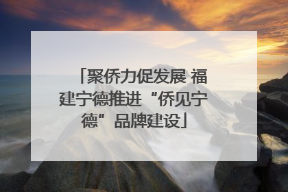 聚侨力促发展 福建宁德推进“侨见宁德”品牌建设