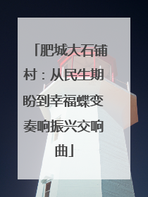 肥城大石铺村：从民生期盼到幸福蝶变奏响振兴交响曲