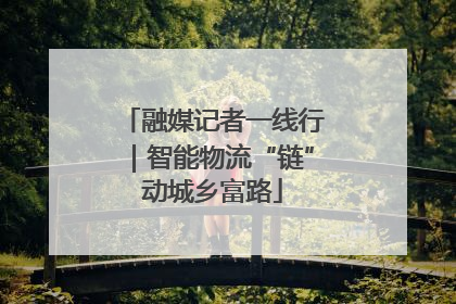 融媒记者一线行｜智能物流“链”动城乡富路