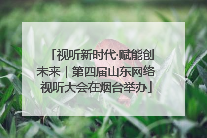 视听新时代·赋能创未来｜第四届山东网络视听大会在烟台举办