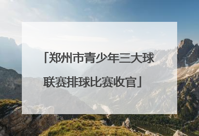 郑州市青少年三大球联赛排球比赛收官