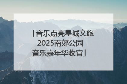 音乐点亮星城文旅 2025南郊公园音乐嘉年华收官