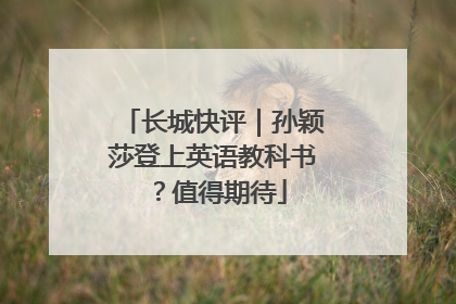 长城快评｜孙颖莎登上英语教科书？值得期待