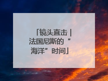 镜头直击｜法国尼斯的“海洋”时间